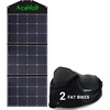 image:imageHimiway AceVolt Portable Solar Panel 200W 198V Solar Panel Kit High Efficiency  24 Foldable Solar Panels ETFE material IP68 Waterproof amp Durable with Carry Case amp 2 USB Outputs for CampingBackyard