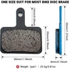 image:imageHimiway 2 Pairs Bike Disc Brake Pads Competible with TRP Tektro Shimano Deore BrM575 M525 M515 T615 T675 M505 M495 M486 M485 M475 M465 M447 M446 M445 M416 M415 M395 M375 M315 M355 C601 C501Carbon Terracotta 2 pairs