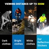 image:imageHimiway 42Pcs or 84 Pcs or 24 Rolls Bike Reflective Stickers Outdoor Waterproof Bicycle Reflective Tape Night Safety Warning Reflective Decals for Bike Motorbike Helmet Scooter Hard Hat etc