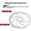 image:imageHimiway Bike Disc Brake Rotor 180MM with 6 pcs bolts and 1 hex wrench Bicycle Disc Brake Rotor Silver for Road Bike Mountain Bike MTB BMX Stainless Steel Bicycle Rotor