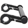 image:imageHimiway Bike Handlebar Extender 20cm Handlebar Extension Carbon Fiber Mount Holder with Aluminum Alloy Bracket Space Saver for Diameter 318mm254mm Handlebars
