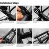 image:imageHimiway Bike Handlebar Extender Aluminum Alloy Bicycle Handlebar Extension 78720cm Double Bike Handlebar Bracket for Holding Bike Speedometer Phone Mount for 318mm254mm Caliber