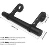 image:imageHimiway Bike Handlebar Extender Aluminum Alloy Bicycle Handlebar Extension 78720cm Double Bike Handlebar Bracket for Holding Bike Speedometer Phone Mount for 318mm254mm Caliber