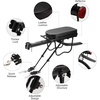 image:imageHimiway Rear Bike Rack with Rear Seat Cushion Bicycle Cargo Rack with Fender Detachable Reflectors Adjustable Bicycle Carrier Aluminum Alloy Bike Luggage Rack