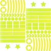 image:imageHimiway 42Pcs or 84 Pcs or 24 Rolls Bike Reflective Stickers Outdoor Waterproof Bicycle Reflective Tape Night Safety Warning Reflective Decals for Bike Motorbike Helmet Scooter Hard Hat etc