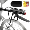 image:imageHimiway Rear Bike Rack with Rear Seat Cushion Bicycle Cargo Rack with Fender Detachable Reflectors Adjustable Bicycle Carrier Aluminum Alloy Bike Luggage Rack