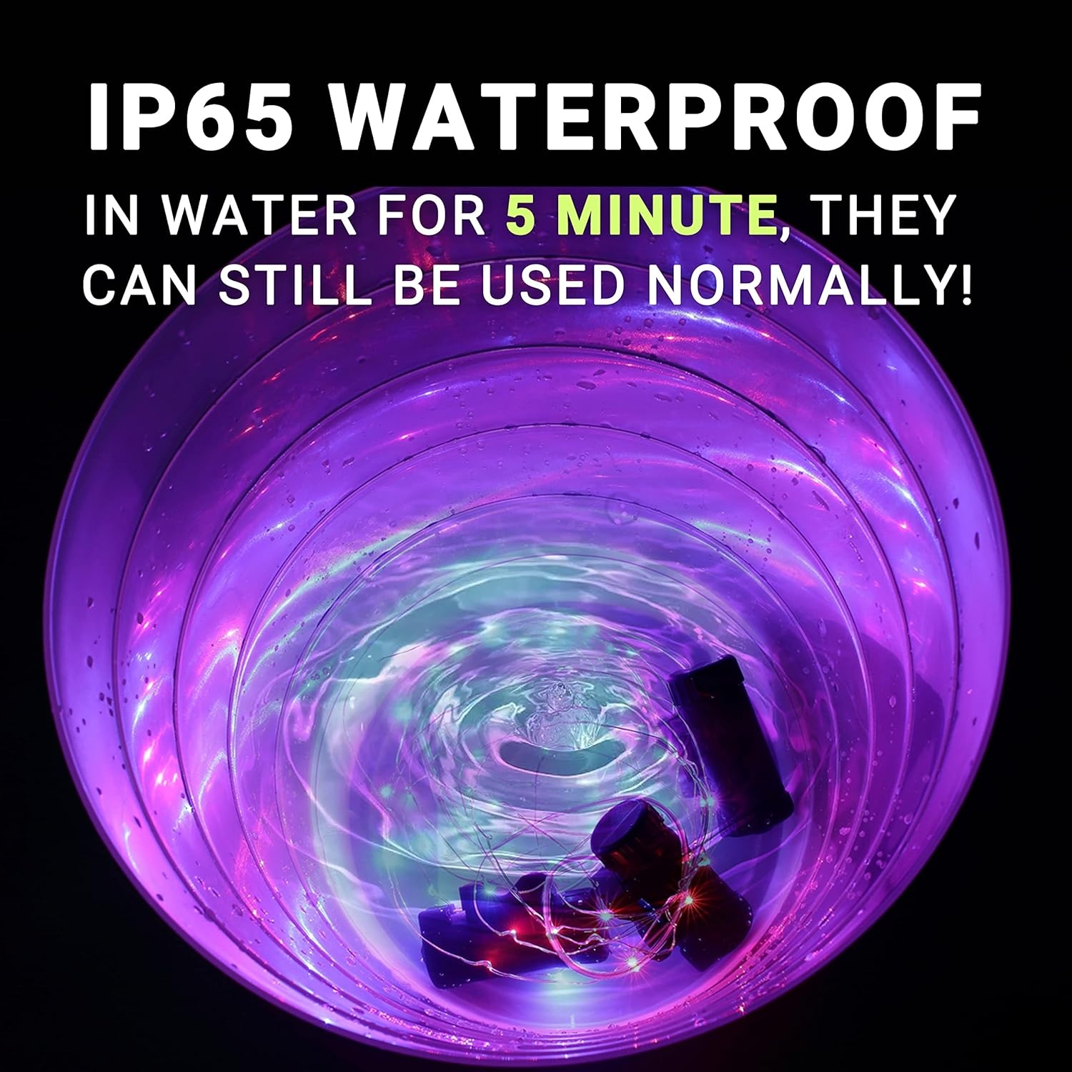 image:imageHimiway Colorful LED Bike Wheel Lights USB Charging 2tire Pack Bicycle Spoke Lights Super Waterproof Bike Lights for Wheels Ultra Bright Cycling Decoration Safety Warning Light for Kids Adults