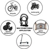 image:imageHimiway AntiTheft U Lock with 14mm Heavy Duty Security Shackle 115cm Steel Cable and Sturdy Mounting Bracket for Road amp Mountain Bikes