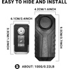 image:imageHimiway Bike Alarm Horn with Remote IP65 Waterproof Anti Theft Bicycle Alarm Wireless Security Vibration Motion Sensor Loud 113dB Adjustable Sensitivity for Bike Motorcycle Car Scooter TrailerAlarm Horn  Remote