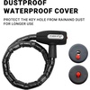 image:imageHimiway Bike Cable Lock 5 Digit Combination 4 ft 12mm Heavy Duty Anti Theft Bike Locks for Outdoor Equipment Bicycle Lock High Security Cable Bicycle Locks for Road amp Mountain Bike