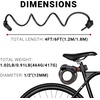 image:imageHimiway Bike Cable Lock 5 Digit Combination Heavy Duty Anti Theft 4 ft 12mm Bike Lock for Outdoor Equipment High Security Bicycle Locks for Road amp Mountain Bike