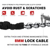 image:imageHimiway Bike Chain Lock 5 Digit Combination Heavy Duty Anti Theft Bike Locks 33 ft 8mm Bike Lock Cable for Outdoor Equipment Bicycle Lock High Security Cable Bicycle Locks for Road and Mountain Bike