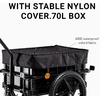 image:imageHimiway Bike Foldable CargoKidsPets Trailers Load Capacity 88 lbs Foldable Frame20Inch Tires