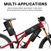 image:imageHimiway Bike Handlebar Bags Front Waterproof Bicycle Front Handlebar Bag TearResistant Bike Frame Storage Bag Multifunctional Handlebar Bags for Bicycles Bike Bag Bike Accessories Bike Roll Bag