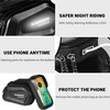 image:imageHimiway Bike Phone Mount Bag Waterproof Bicycle Phone Front Frame Bag EVA Hard Shell Bike Frame Bag Top Tube Bag Carbon Pattern PU Bicycle Phone Holder Compatible Phone under 9 Fit Most Bike Frame