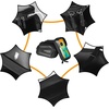 image:imageHimiway Bike Phone Mount Bag Waterproof Bicycle Phone Front Frame Bag EVA Hard Shell Bike Frame Bag Top Tube Bag Carbon Pattern PU Bicycle Phone Holder Compatible Phone under 9 Fit Most Bike Frame