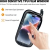 image:imageHimiway Bike Phone Mount Bag Waterproof Bicycle Phone Front Frame Bag EVA Hard Shell Bike Frame Bag Top Tube Bag Carbon Pattern PU Bicycle Phone Holder Compatible Phone under 9 Fit Most Bike Frame