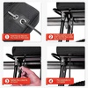 image:imageHimiway Bike Rear Seat Cushion with 1 Pair Bike Rear Pedals Bicycle Rear Seats Universal with Portable Strip Lengthened Thickened Bicycle Manned Cushion Mini Folding Bike Pegs for Adults and Children