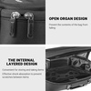 image:imageHimiway Bike Saddle Bag  EVA Hard Shell Seat Bag with IP65 Waterproof Rear Rack Quick Release Design Reflective Strips Fits Most Bike Seats