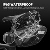 image:imageHimiway Bike Saddle Bag  EVA Hard Shell Seat Bag with IP65 Waterproof Rear Rack Quick Release Design Reflective Strips Fits Most Bike Seats