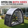 image:imageHimiway Bike Storage Shed Tent with Double Doors for 34 Bikes PU4000 Silver Coated Waterproof AntiDust 210D Oxford Fabric Portable Foldable Outdoor Bicycle Cover Shelter Carry Bag for Home GardenXL for 2 or 3 bikes