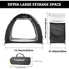 image:imageHimiway Bike Storage Shed Tent with Double Doors for 34 Bikes PU4000 Silver Coated Waterproof AntiDust 210D Oxford Fabric Portable Foldable Outdoor Bicycle Cover Shelter Carry Bag for Home GardenXL for 2 or 3 bikes
