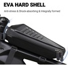 image:imageHimiway Bike Top Tube Bag EVA Hard Shell Bike Frame Bag IP65 Waterproof Bike Rack Bag Carbon Pattern PU Bicycle Top Tube with Logo Reflective Bike Bag Frame Large Capacity Fit Most Bike Frame