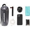 image:imageHimiway Bike Top Tube Bag EVA Hard Shell Bike Frame Bag IP65 Waterproof Bike Rack Bag Carbon Pattern PU Bicycle Top Tube with Logo Reflective Bike Bag Frame Large Capacity Fit Most Bike Frame