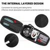 image:imageHimiway Bike Top Tube Bag EVA Hard Shell Bike Frame Bag IP65 Waterproof Bike Rack Bag Carbon Pattern PU Bicycle Top Tube with Logo Reflective Bike Bag Frame Large Capacity Fit Most Bike Frame