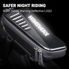 image:imageHimiway Bike Top Tube Bag EVA Hard Shell Bike Frame Bag IP65 Waterproof Bike Rack Bag Carbon Pattern PU Bicycle Top Tube with Logo Reflective Bike Bag Frame Large Capacity Fit Most Bike Frame