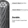 image:imageHimiway Bike U Lock for Fat tire 40 with 120cm Security Steel Cable Heavy Duty Combination with 16mm Shackle Bike Lock Set Anti Theft Secure Bicycle Lock with Sturdy Mounting Bracket for All Bikes