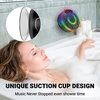 image:imageHimiway Bluetooth Shower Speaker IPX7 Waterproof Portable Bluetooth Speaker 360HD Surround Sound Wireless Speaker with LED Light amp Suction Cup amp Carabiner Shower Radio for Party Camping Travel Bike