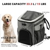 image:imageHimiway Foldable Dog Bike Basket Breathable Dog Basket for Bike Safe and Easy Dog Bike Carrier Backpack Comfy amp Padded Shoulder Strap pet Carrier for Bike with 2 Open Doors for Small Medium DogsCats
