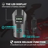 image:imageHimiway LED Bike Lights with Display and Horn Bright 500100 Lumens Bike Headlight and Taillight 44 Light Modes Bicycle Lights IPX5 Waterproof Front and Rear Light USB Rechargeable Fits All Bikes
