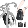 image:imageHimiway 2Pack Bike Front Fork Bag IP68 Waterproof Bike Pannier Bag 4L2 Bike Fork Bag Front Rack with 3M Reflective Strips Bike Bag with Quick Release Shoulder Bag Durable Shelf Package for All Bikes