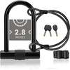 image:imageHimiway AntiTheft U Lock with 14mm Heavy Duty Security Shackle 115cm Steel Cable and Sturdy Mounting Bracket for Road amp Mountain Bikes