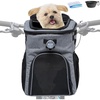 image:imageHimiway Foldable Dog Bike Basket Breathable Dog Basket for Bike Safe and Easy Dog Bike Carrier Backpack Comfy amp Padded Shoulder Strap pet Carrier for Bike with 2 Open Doors for Small Medium DogsCats