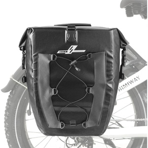 image:imageHimiway 1 PACK Bike Bag 27L Large Capacity Bike Pannier Waterproof Bike Extensible Saddle Bag for Bicycle Cargo Rack with Rain Cover for Grocery Touring Cycling Traveling Commuting