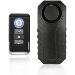 image:imageHimiway Bike Alarm Horn with Remote IP65 Waterproof Anti Theft Bicycle Alarm Wireless Security Vibration Motion Sensor Loud 113dB Adjustable Sensitivity for Bike Motorcycle Car Scooter TrailerAlarm Horn  Remote