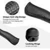 image:imageHimiway Ergonomic LockOn Rubber Bicycle Handle Grip  NonSlip Comfort Grip for EBike Scooter amp Foldable BicycleSingle Lock