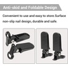 image:imageHimiway 1 Pair Bike Rear Pedals Mini Folding Bike Pegs Aluminium Alloy NonSlip Bicycle Footrests Quick Release Foot Plates Pedals for Mountain Bike EBikeBike Rear Pedals 44x146 in