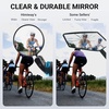 image:imageHimiway 2Pcs Bike Mirrors for Handlebars Adjustable Bar End Rear View Mirror Rotatable Acrylic Convex Round Bike Rearview Mirrors Bicycle Handlebar Mirror for Ebike Mountain Road Bike Scooter
