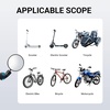 image:imageHimiway 2Pcs Bike Mirrors for Handlebars Adjustable Bar End Rear View Mirror Rotatable Acrylic Convex Round Bike Rearview Mirrors Bicycle Handlebar Mirror for Ebike Mountain Road Bike Scooter