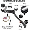 image:imageHimiway Bike Kickstand Adjustable Bicycle Kickstand Center Mount Aluminum Alloy Bike Kick Stands for 24  29 Mountain BikeRoad BikeBMXMTB