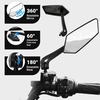 image:imageHimiway Bike Mirror 1 Pair HD Wide Angle Large Handlebar Rearview Mirror 360 Rotatable Adjustable Bicycle Handlebar Rear View Mirrors for Mountain Bike Ebike Road Bike Scooter