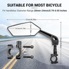 image:imageHimiway Bike Mirror 1 Pair HD Wide Angle Large Handlebar Rearview Mirror 360 Rotatable Adjustable Bicycle Handlebar Rear View Mirrors for Mountain Bike Ebike Road Bike Scooter