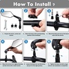 image:imageHimiway Bike Mirror 1 Pair HD Wide Angle Large Handlebar Rearview Mirror 360 Rotatable Adjustable Bicycle Handlebar Rear View Mirrors for Mountain Bike Ebike Road Bike Scooter