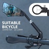 image:imageHimiway Bike Mirror Adjustable Antiglare Rear View Mirror With Retractable amp 360 Degree Rotation Lens Safe Bicycle Mirror for 2023mm Handlebar 1 Pack Left