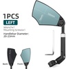 image:imageHimiway Bike Mirror Adjustable Antiglare Rear View Mirror With Retractable amp 360 Degree Rotation Lens Safe Bicycle Mirror for 2023mm Handlebar 1 Pack Left