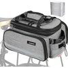 image:imageHimiway Bike Panniers 3 in 1 Bike Bag for Rear Rack 10 L Maximum 25 L  Bike Phone Holder for Phones Under 7